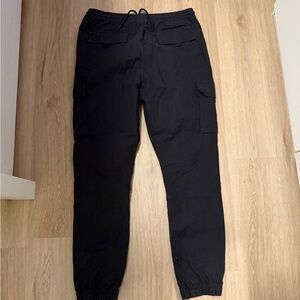 Black Baggy Cargos